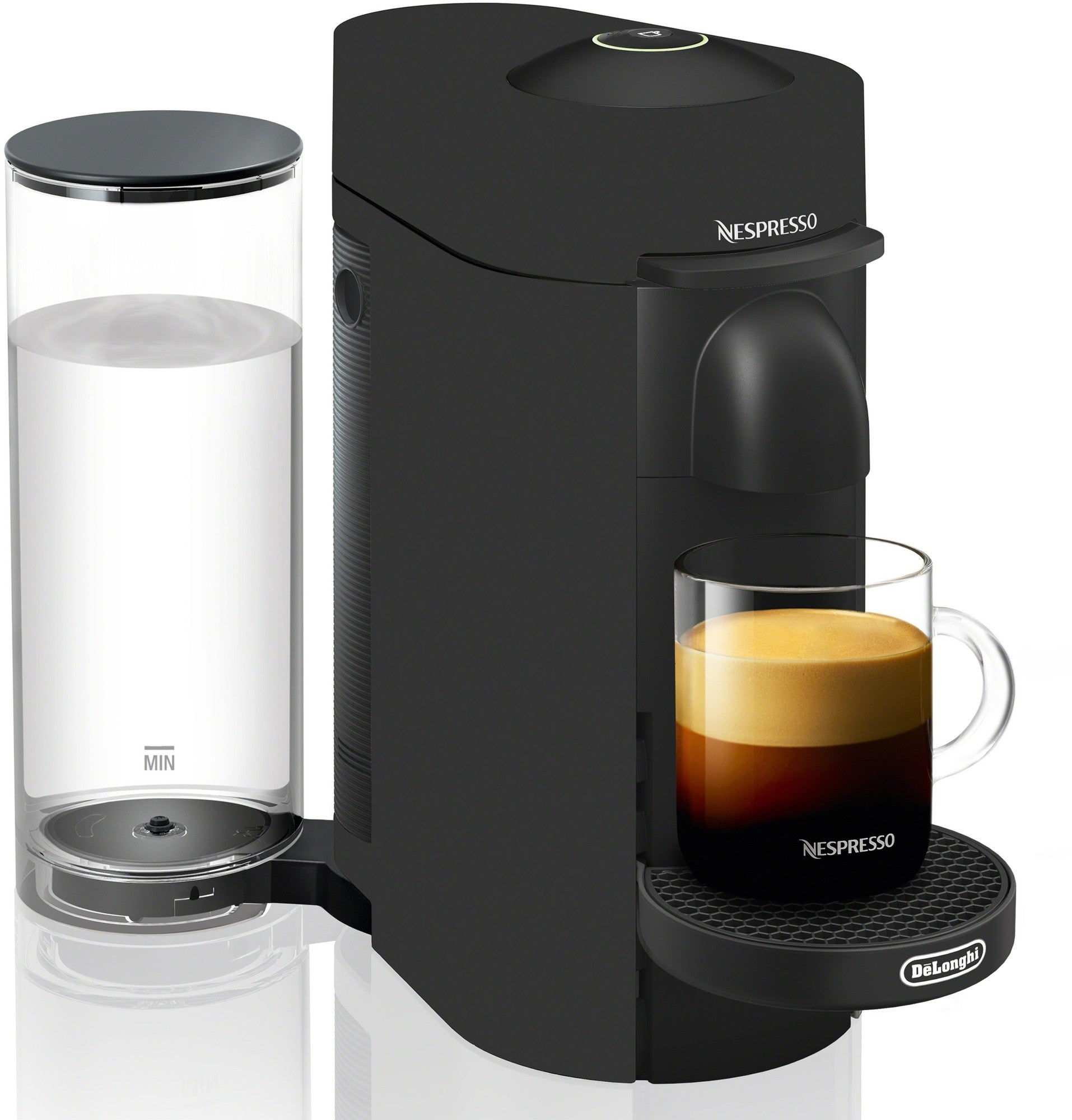 Nespresso VertuoPlus Coffee Maker and Espresso Machine by DeLonghi Black Matte
