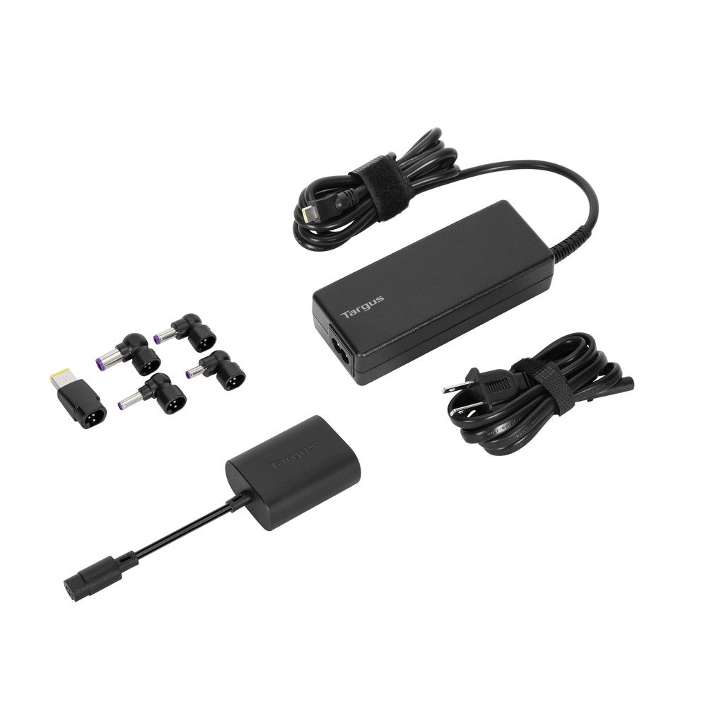 Targus Universal Charger Including All USB-C Devices - Black: Outlet Adapter 4.5A Power