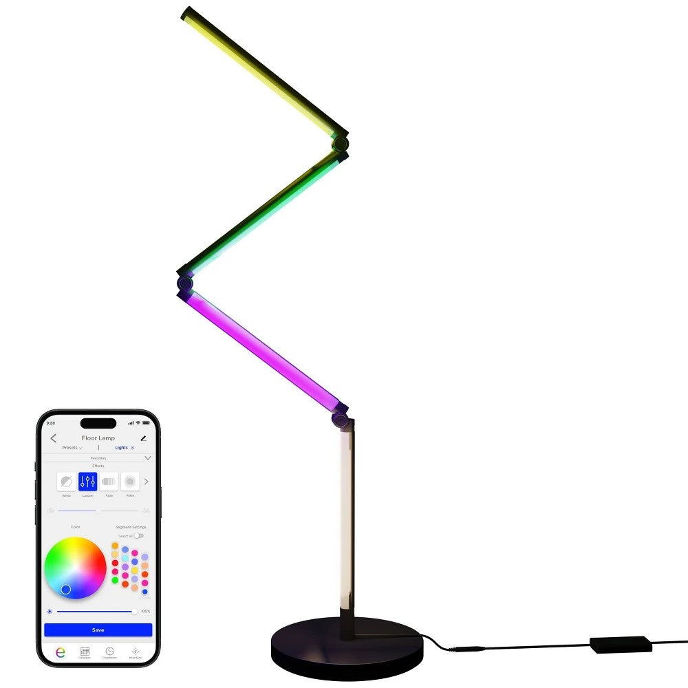 Enbrighten Vibe Wi-Fi Spectrum RGBWIC Adjustable Accent Lamp