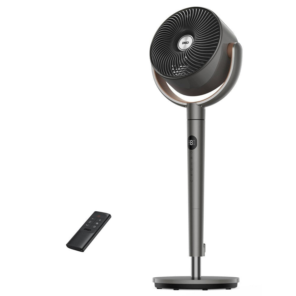 Dreo Pedestal 3D Oscillating Fan Black