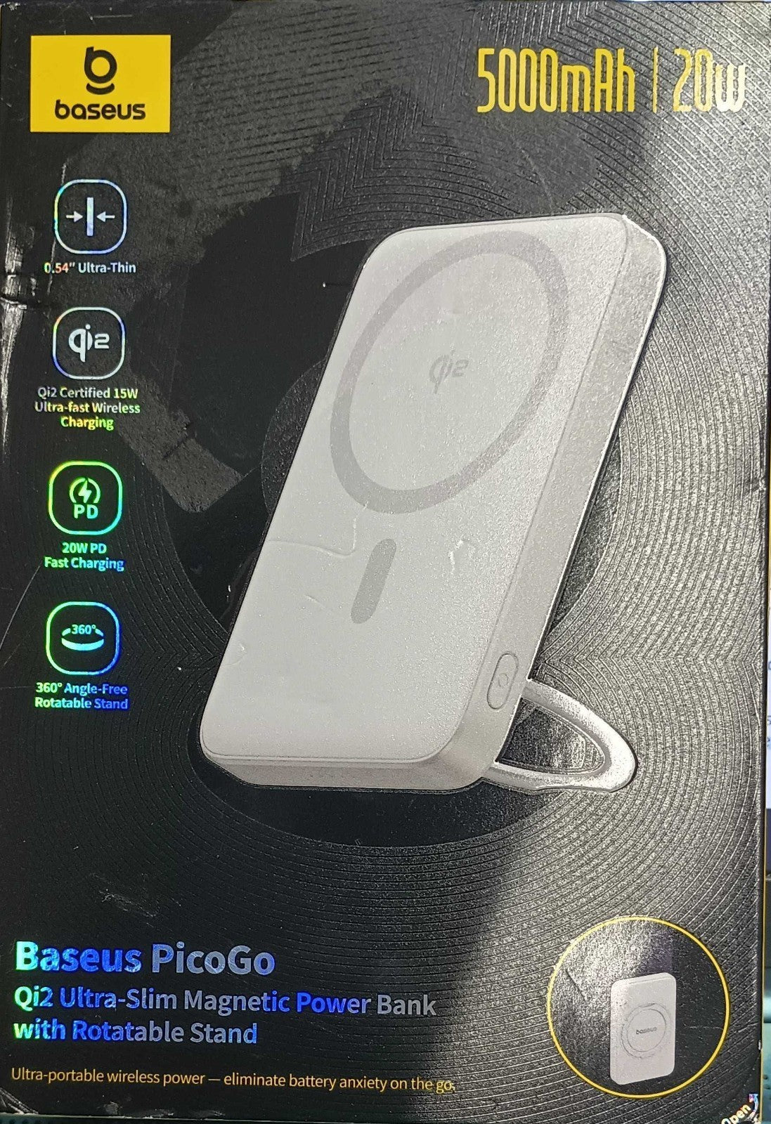 Baseus PicoGo 5000mAh Qi2 Slim