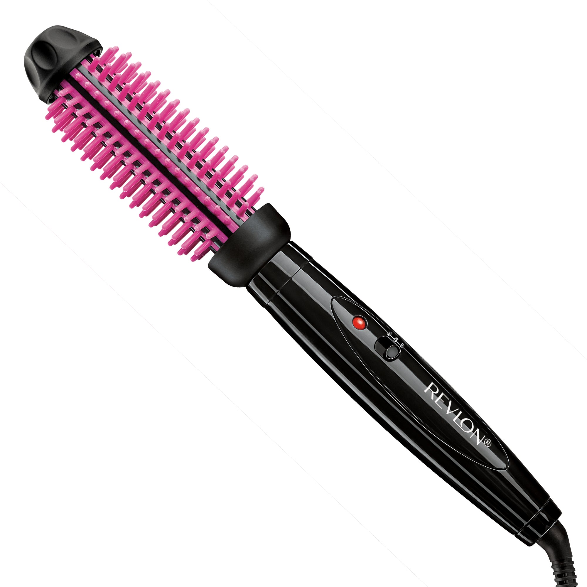 Revlon Pro Collection Heated Silicone Bristle Curl Brush Black