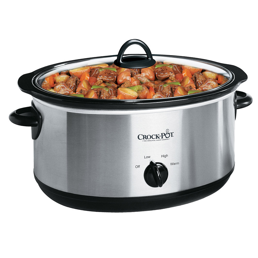 Crock-Pot 7qt Manual Slow Cooker Stainless Steel