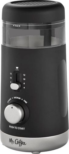 Mr. Coffee 12-Cup Automatic Blade Mill Grinder - Black