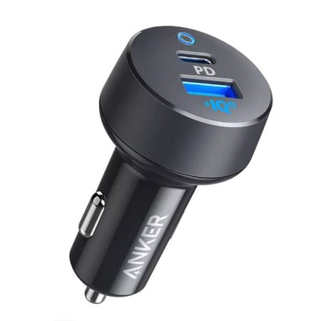 Anker 2-Port 20W USB-C + 15W USB-a Power Delivery Car Charger
