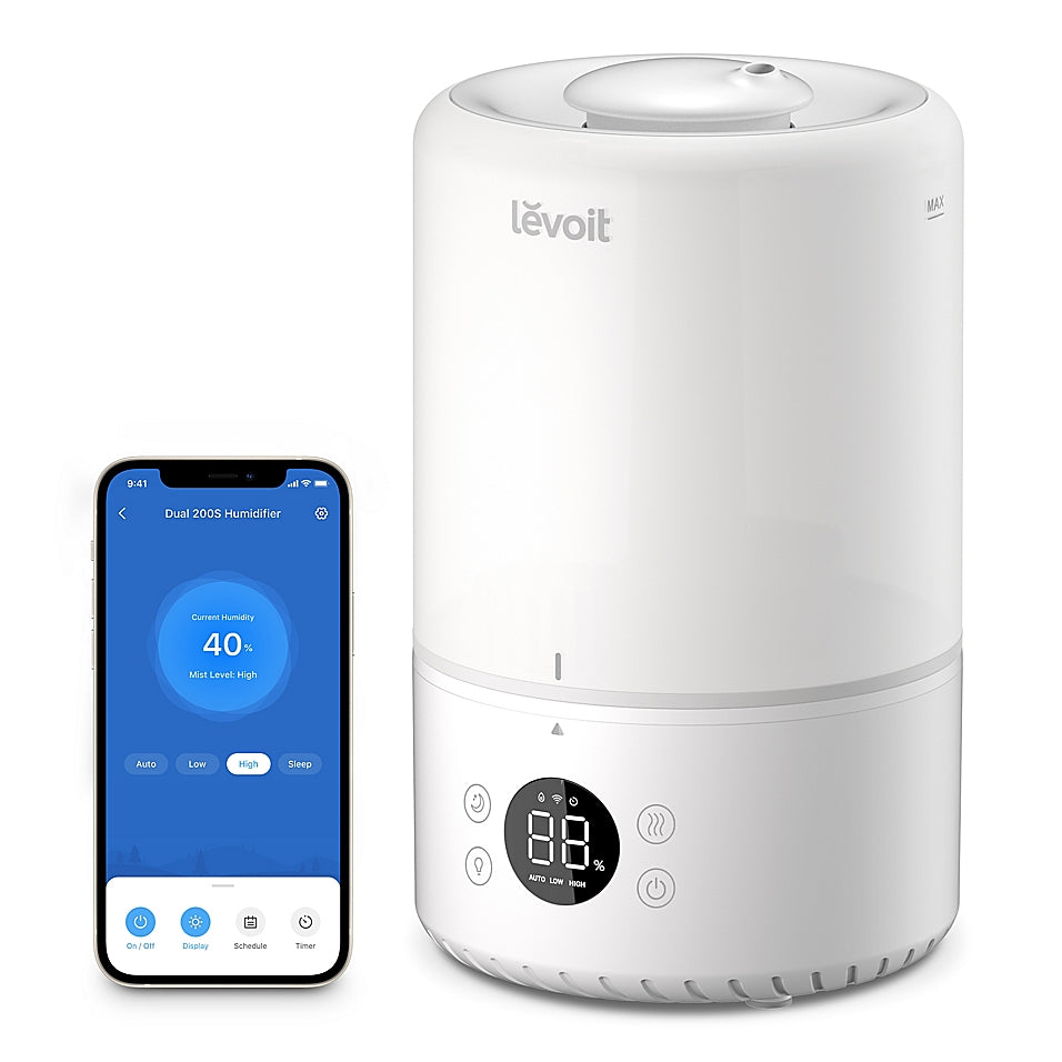 Levoit 0.79 Gal 290 Sq Ft Automatic Aromatherapy Smart Humidifier