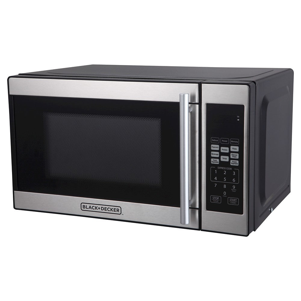 BLACK+DECKER 0.7 Cu Ft 700W Microwave Oven Black