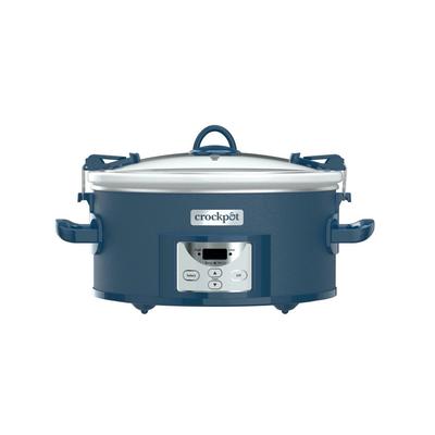 Crock-Pot 7qt Cook & Carry One Touch Programmable Slow Cooker Poseidon Blue