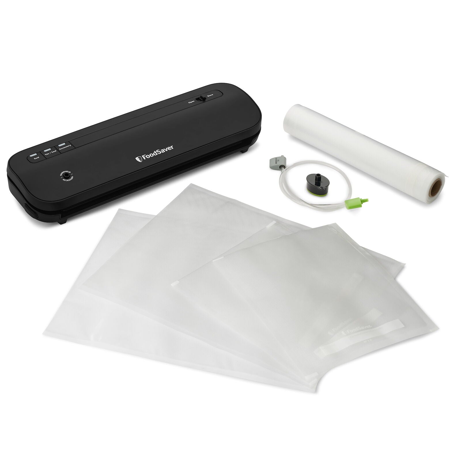 FoodSaver VS1210 Space Saving Vacuum Sealing System, Black