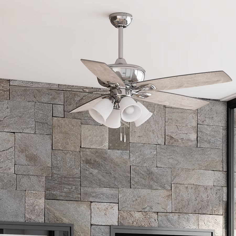 Harbor Breeze Notus 52-in Brushed Nickel with Driftwood/Sienna
