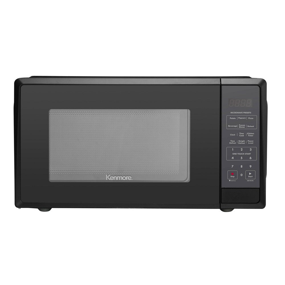 Kenmore 1.1 Cu Ft Microwave Black: Countertop Oven, 1000W