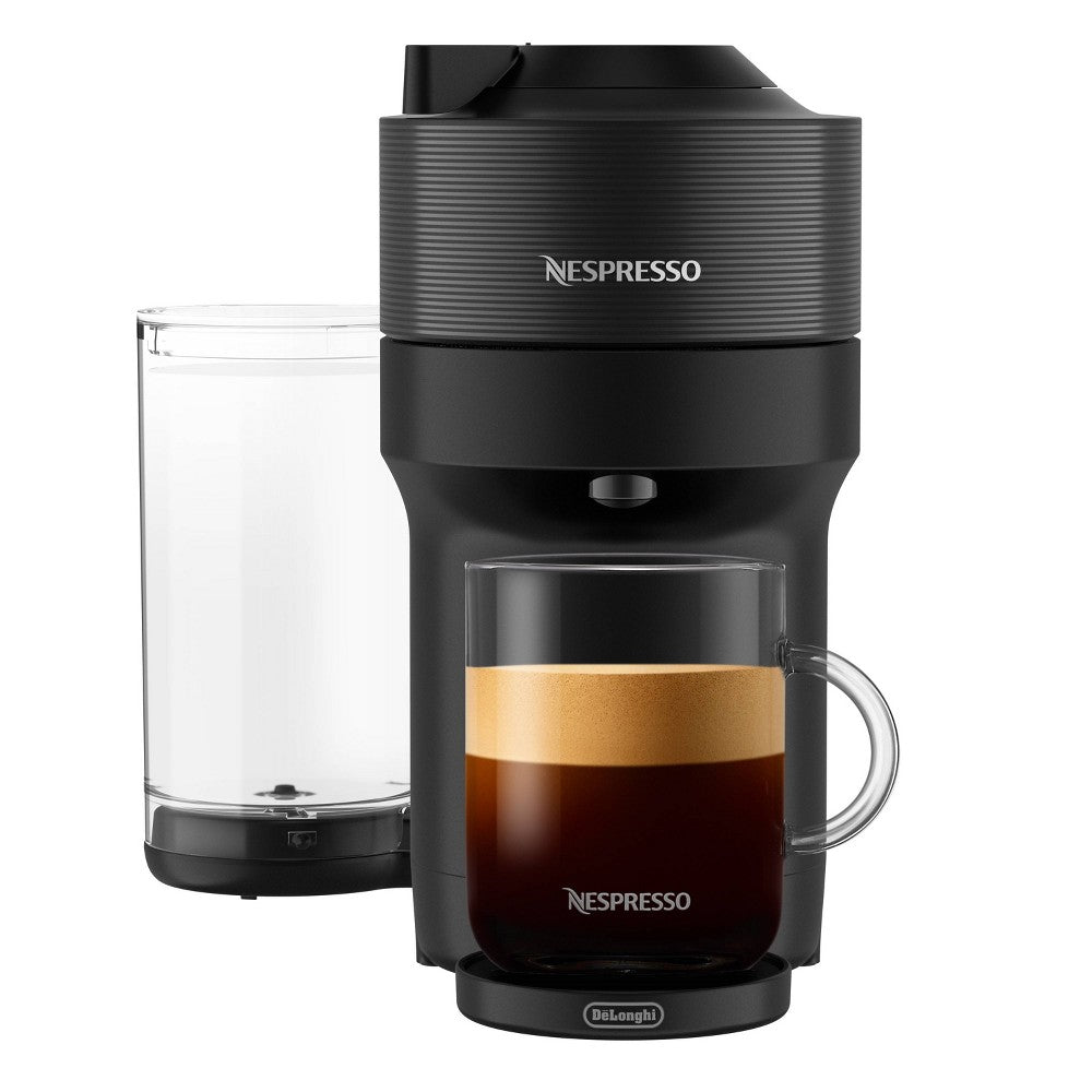 Nespresso by Delonghi Vertuo Pop+ Coffee & Espresso Maker, Liquorice Black