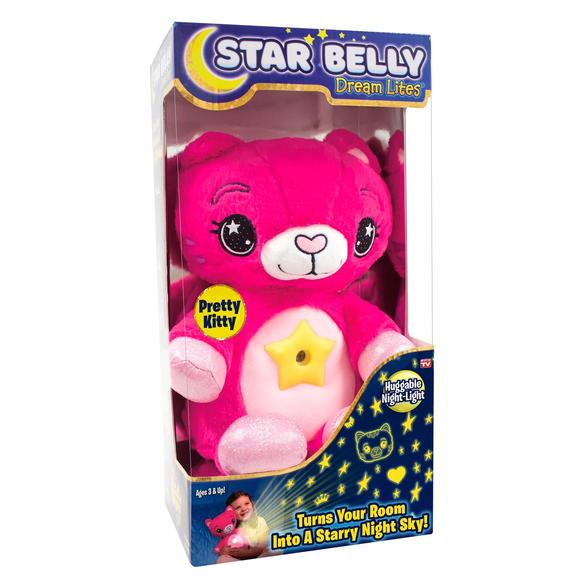 Star Belly Dream Lites Pretty Kitty, Huggable Kids Night Light