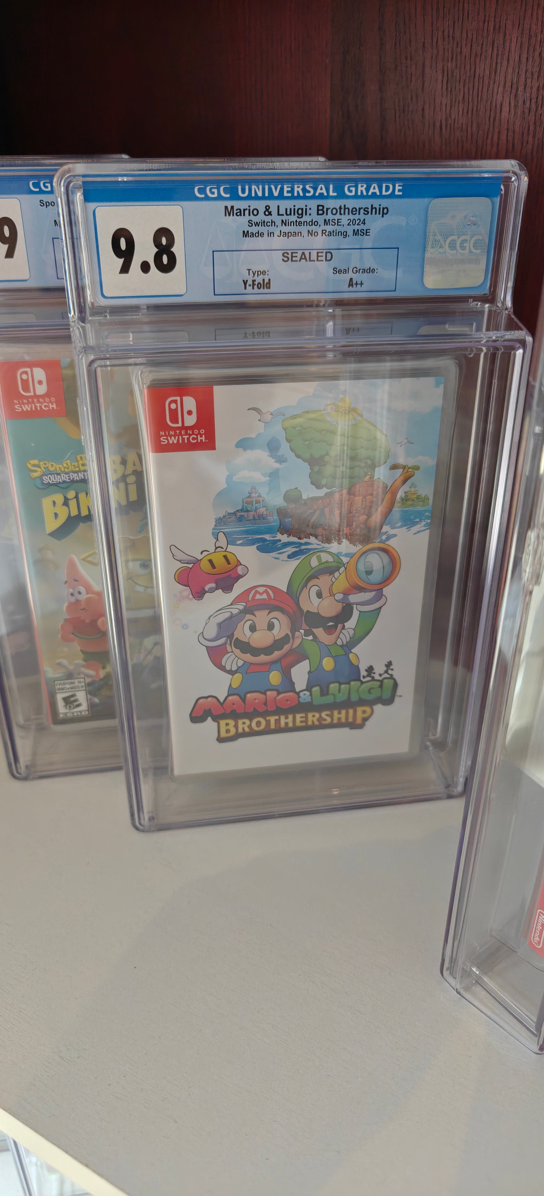 CGC GRADED Mario & Luigi Brothership