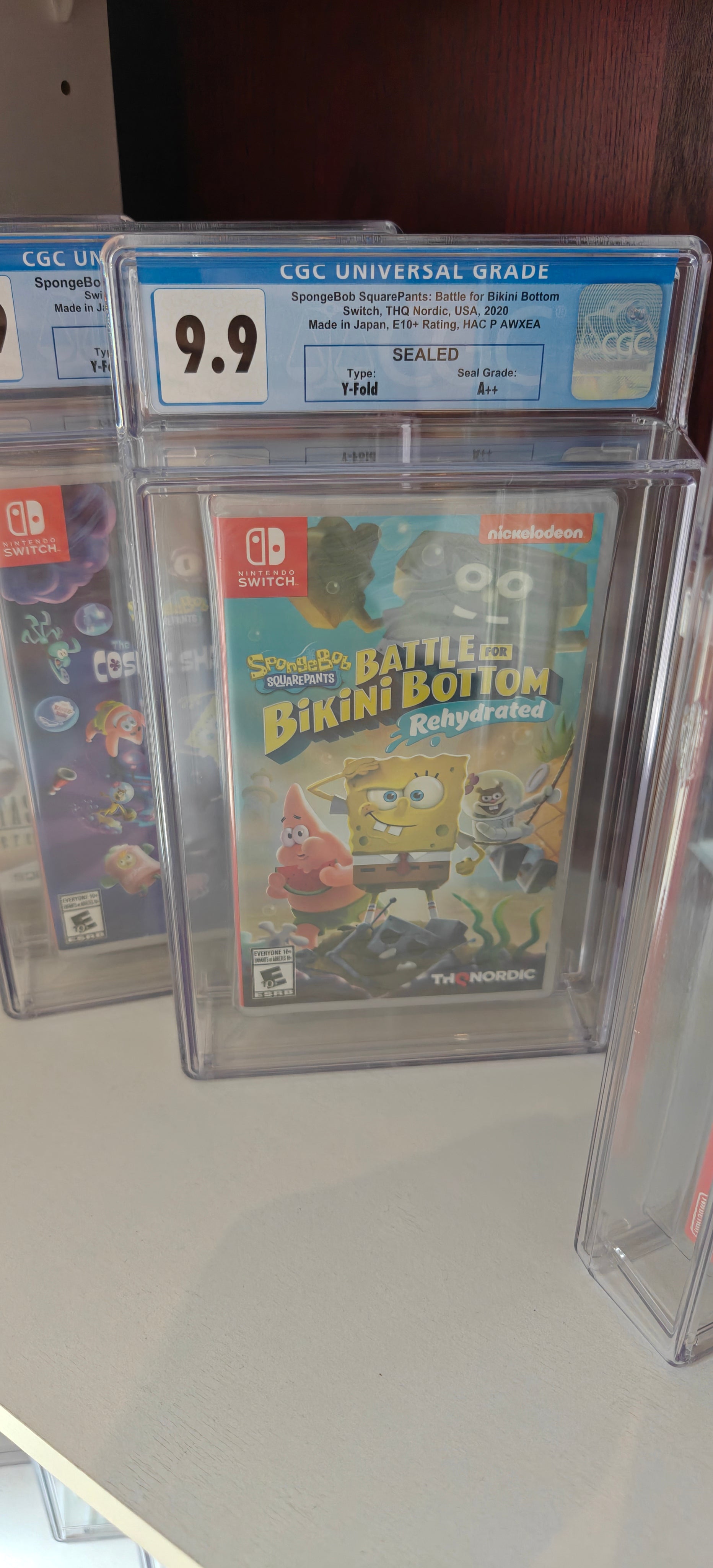 CGC GRADED SpongeBob Battle For Bikini Bottom Rehydrated