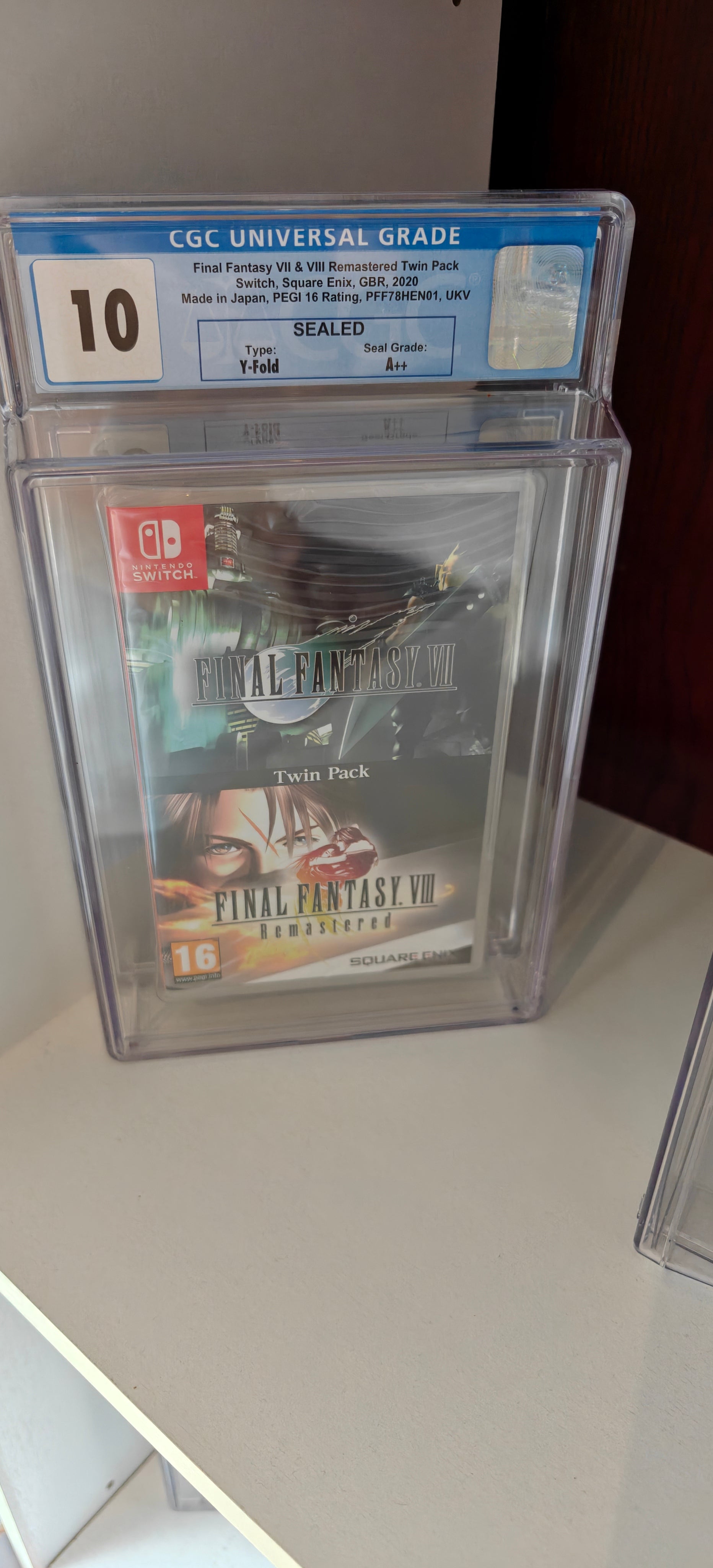 CGC GRADED Final Fantasy Twin Pack